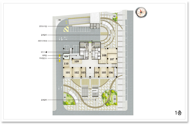 기준층 도면이미지 1층
