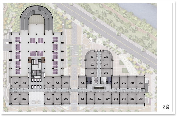기준층 도면이미지 2층
